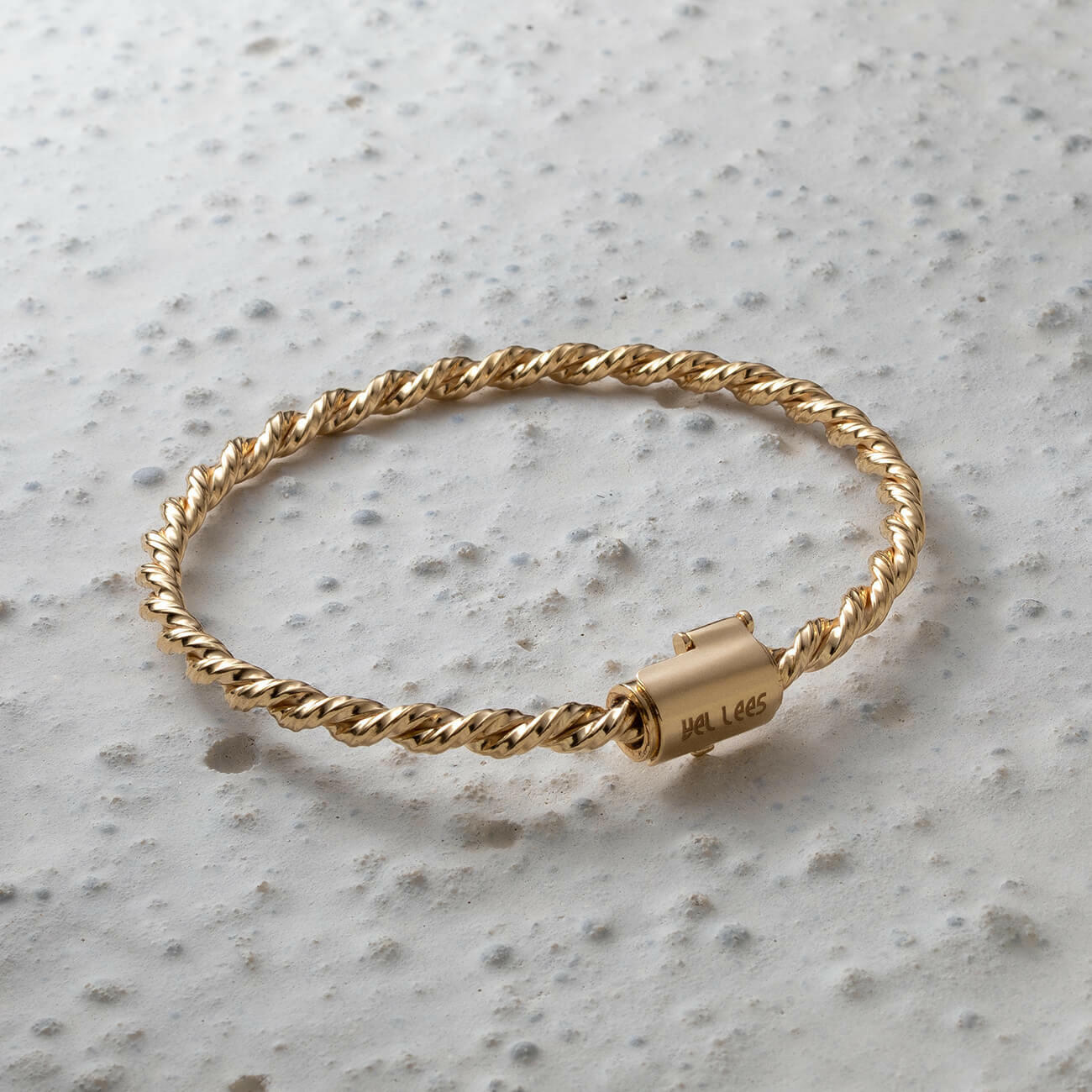 Złota bransoletka tensorowa - Amulet ochronny ze złota próby 585 - Królewski.