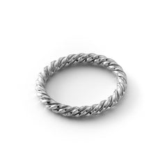 Inel tensor din argint placat cu platina - argint 925