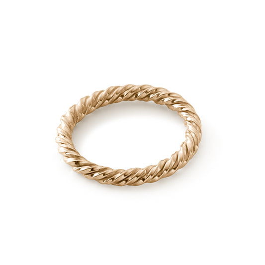 Inel tensor de argint placat cu aur - Amuleta protectoare