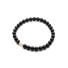 Bransoletka z kamieniami - Turmalin Gładki (błyszczący) 6mm