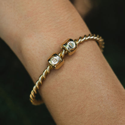 Talismane cu semnul zodiacal Fecioară (♍︎) Placat cu aur - Alamă