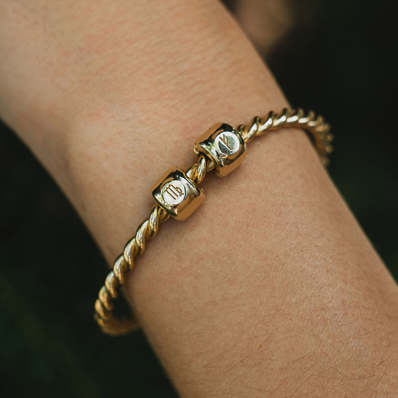 Charms ze znakiem zodiaku Panna (♍︎) - Złoto pr. 585