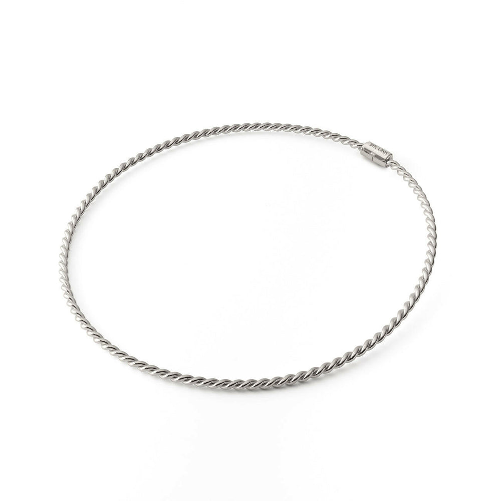 Colier tip choker cu tensor din cupru și argint – Royal Qubit (144 MHz)