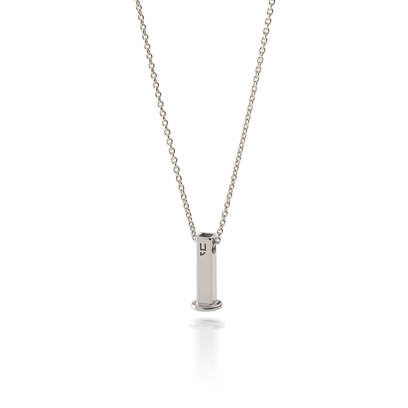 Colier cu lant pentru brelocuri, argint 925 placat cu platina