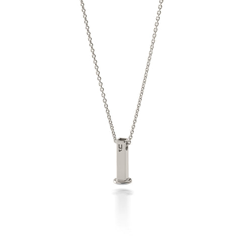 Colier cu lant pentru brelocuri, argint 925 placat cu platina