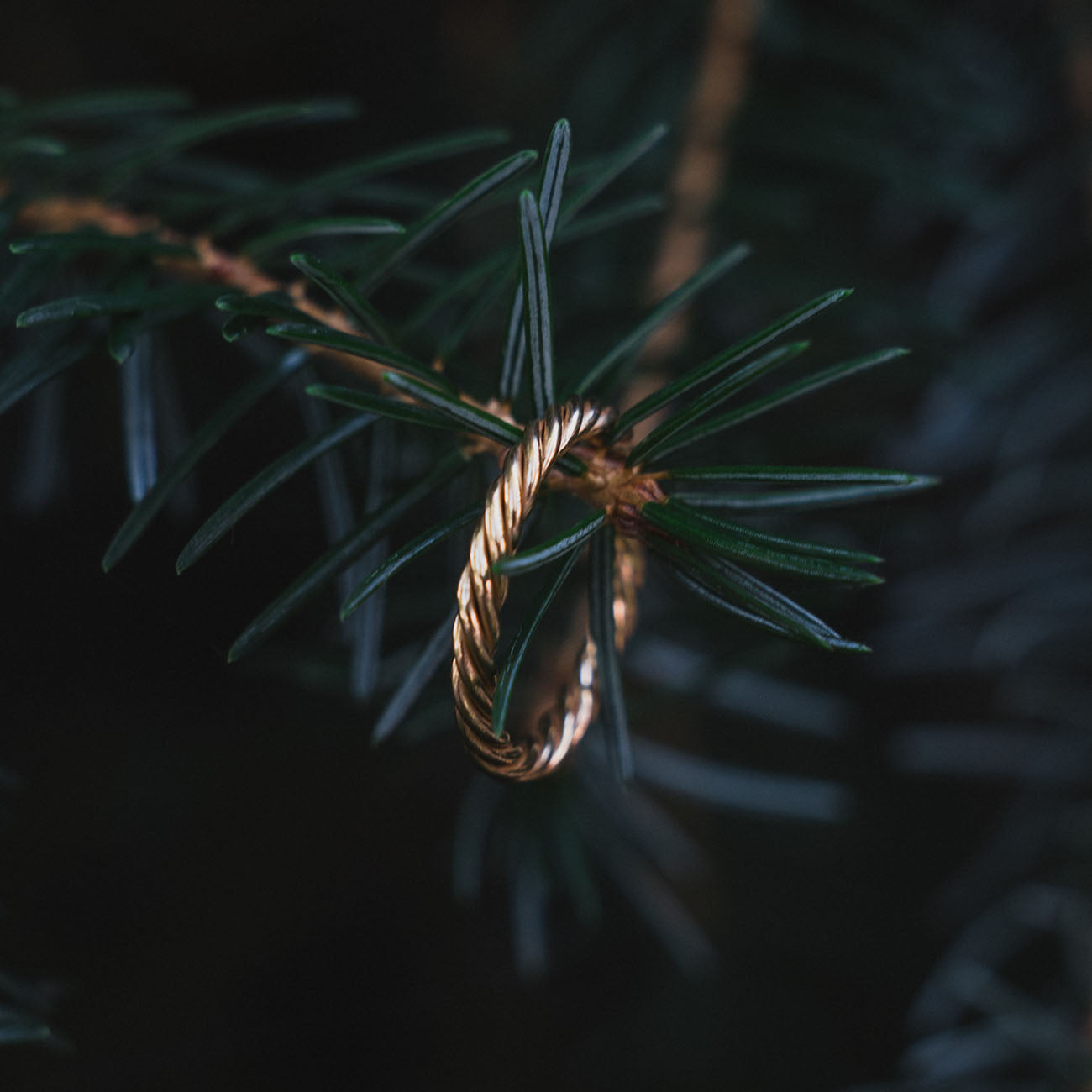 Inel tensor de argint placat cu aur - Amuleta protectoare