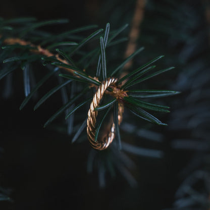 Inel tensor de argint placat cu aur - Amuleta protectoare