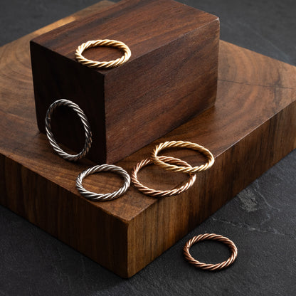 Inel tensor de argint placat cu aur - Amuleta protectoare