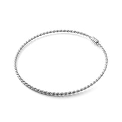 Srebrny naszyjnik tensorowy pokryty platyną ze srebra próby 925 - Kubit Królewski (144 MHz)