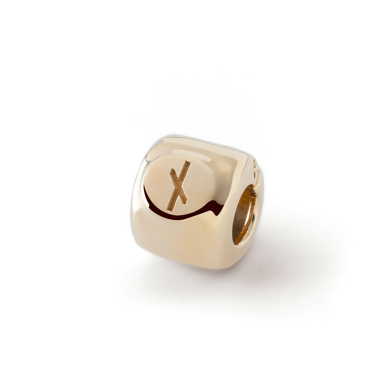 Charms z runą Nauthiz (ᚾ) Pozłacany – amulet cierpliwości i determinacji - Mosiądz