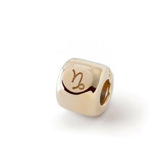 Charms ze znakiem zodiaku Koziorożec (♑︎) Pozłacany - srebro pr. 925