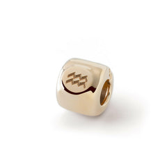 Charms ze znakiem zodiaku Wodnik (♒︎) - Złoto pr. 585