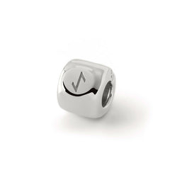 Charms z runą Eihwaz (ᛇ) Srebrny – amulet równowagi i przejścia - srebro pr. 925